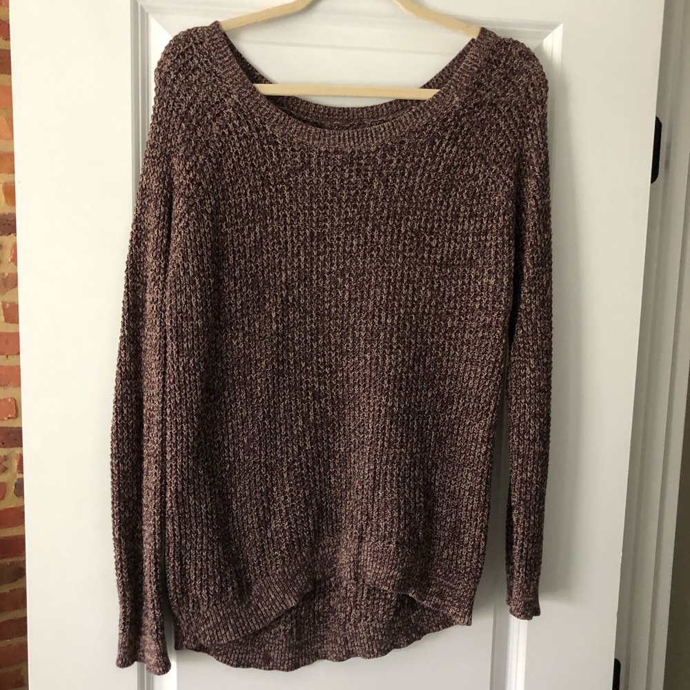 Rubbish brown knit sweater